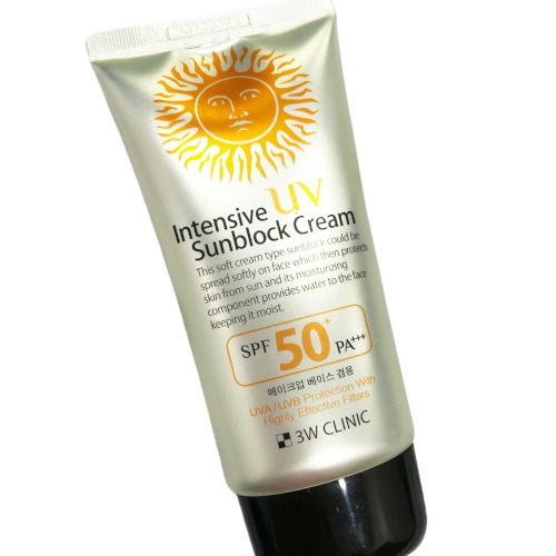 3W Clinic Intensive UV Sunblock Cream SPF50 PA+++