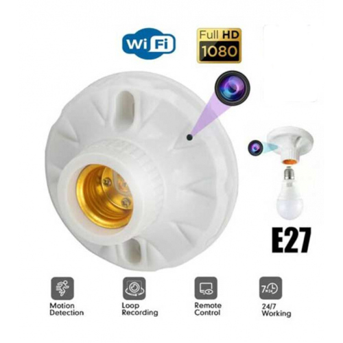 Bulb Socket HD Wireless Camera