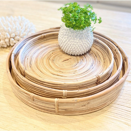 Wicker Design Basket Tray