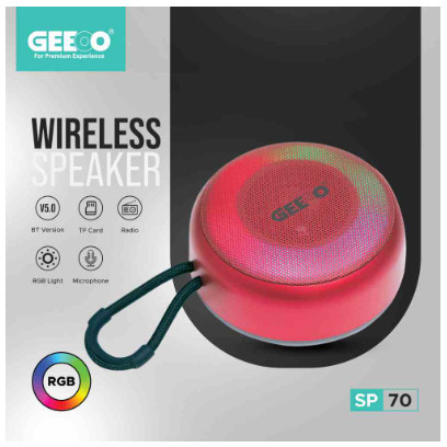 GEEOO SP70 RGB Wireless Speaker