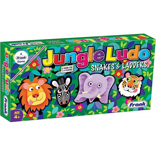 Jungle Ludo & Snakes 2-in-1 Game Box