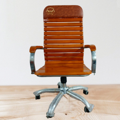 Mahogany Wooden Office Chair