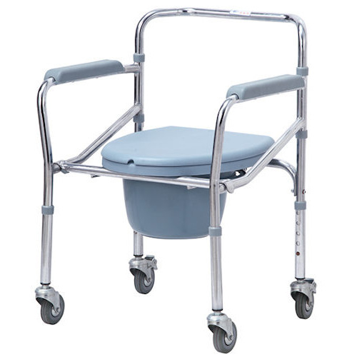 Kaiyang KY696 Chromed Steel Commode Wheelchair