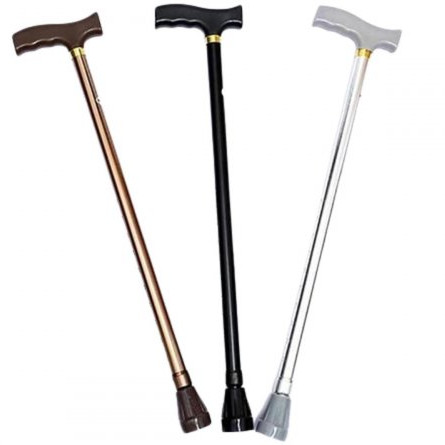 Long Hand Grip Steeliness Steel Walking Stick