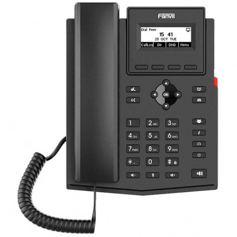 Fanvil X301P 2-SIP PoE IP Phone with Adapter