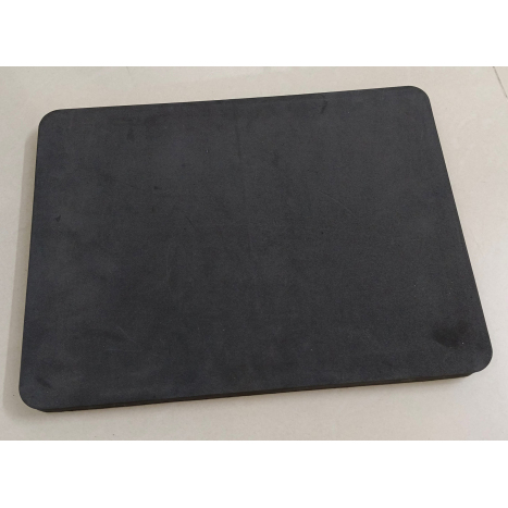 12" x 8" Black GSM Rubber Pad