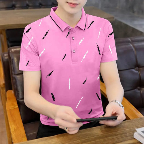 Trendy Men's Cotton Polo T-Shirt