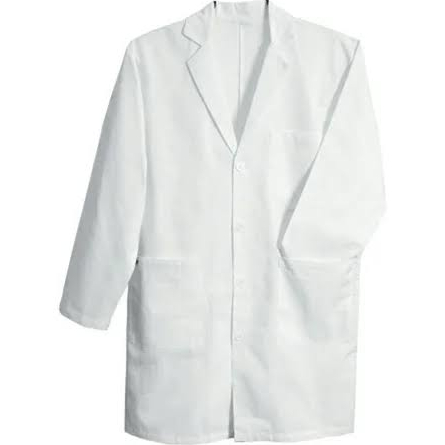 White Medical Apron