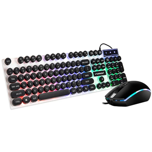 Forev FV-Q90 Wired Glow Gaming Keyboard & Mouse