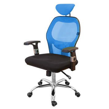 Ergonomic Mesh Chair Back Posture Blue