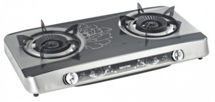 Walton Stainless Steel Double Burner Gas Stove WGS-AT222