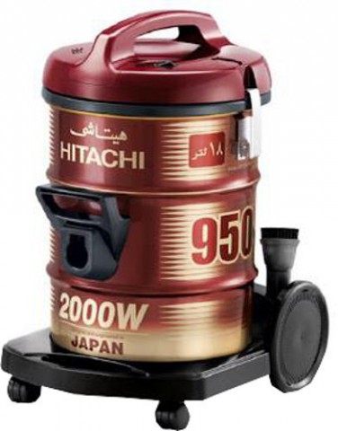 Hitachi Vacuum Cleaner CV-950Y Metal 18-Liter Dust Capacity