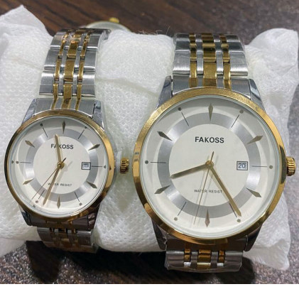 Fakoss Wrist Watch Couple Set