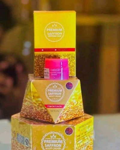 Premium Saffron Whitening Soap Combo