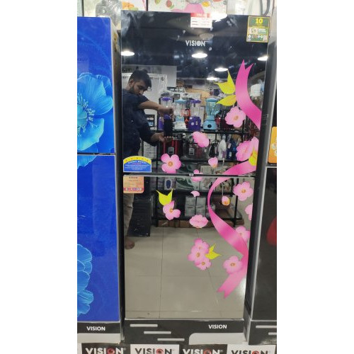 Vision 180L Mirror Glass Door Refrigerator