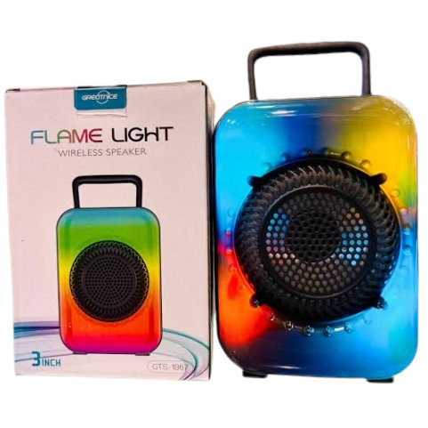 GTS-1867 Flame Light Wireless Speaker