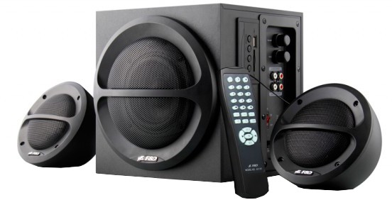 F&D A111F Speaker 32 Watt Metal Grill USB SD Slot Multimedia
