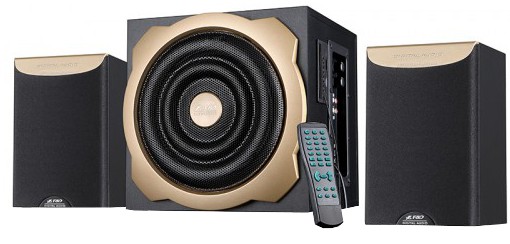 F&D A520 Speaker 2.1 Channel Thumping Bass USB SD Card