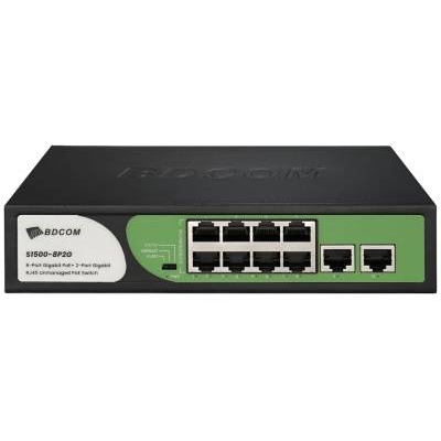 BDCOM S1200-8P2G 8-Port 100M PoE Switch