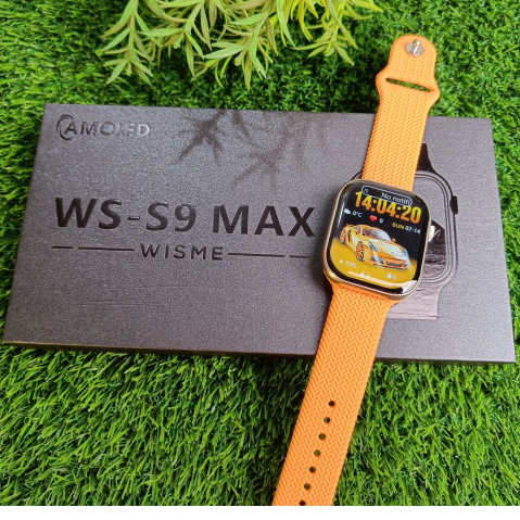 WS-S9 MAX Smartwatch with AMOLED Display with 2 Strap