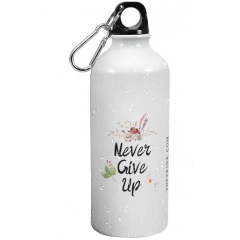 Never Give Up Water Bottle 600ml