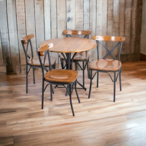 Round Table with Four Chair