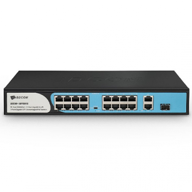 BDCOM S1200-16P2G1S 16 Port PoE Switch