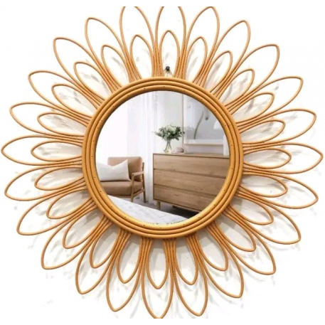 Luxurious Rattan Mirror