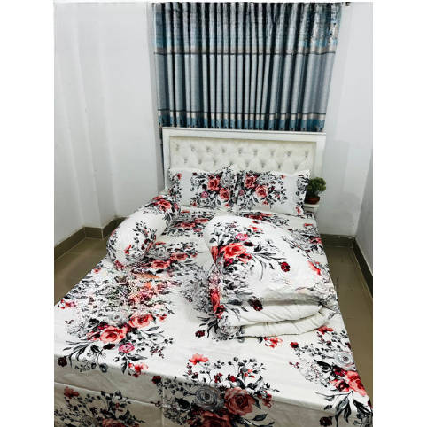 Premium Quality Twill Cotton Fabrics Comforter 5Pcs Set