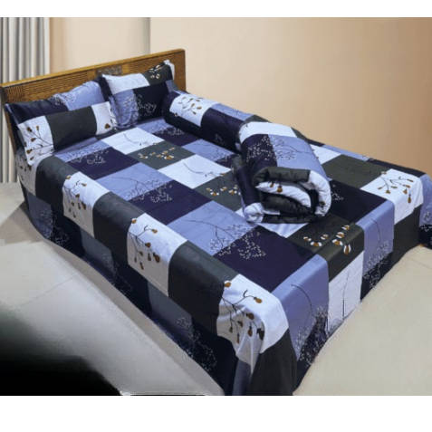 Premium Twill Cotton Comforter 5Pcs Set