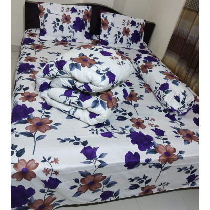 Premium Cotton Comforter 5Pcs Set