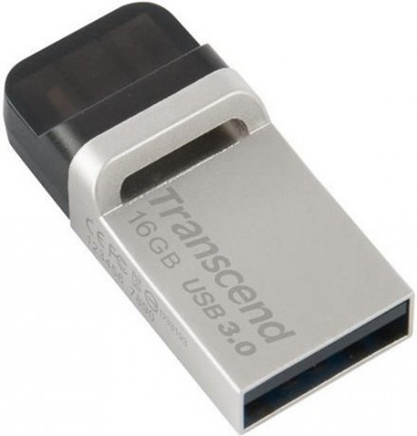 Transcend Pen Drive JetFlash 880 OTG 16GB Faster USB 3.0
