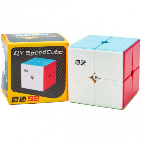 QIDI S2 2x2 Speed Stickerless Matte Rubik's Mini Cube