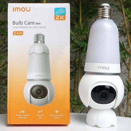 Imou 3MP Wireless PTZ Bulb Camera