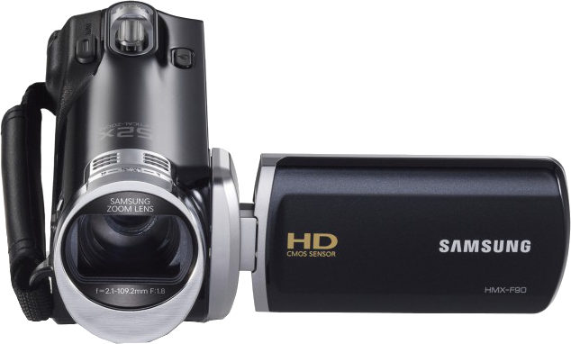 Samsung HMX-F90 HD Video Camcorder 52x Optical 2.7" LCD
