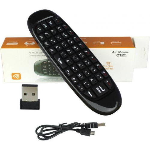 Wireless Air Mouse C120 3-Axis with Keyboard & Remote