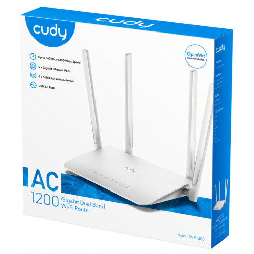 Cudy WR1300 Gigabit Dual-Band Wi-Fi Router