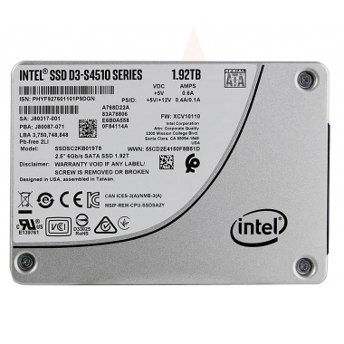 Intel 1.92TB SATA SSD