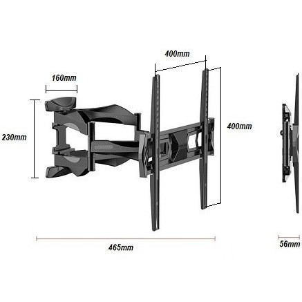 Kaloc KLC-Q5 for 32-70" Dual Vesa Mount TV Bracket