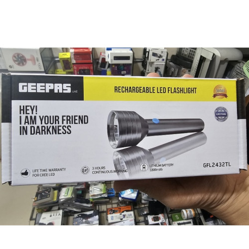 Geepas GFL-2432TL Rechargable LED Flashlight