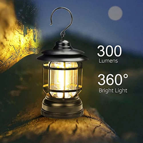 Retro 360° Hurricane Camping Lamp