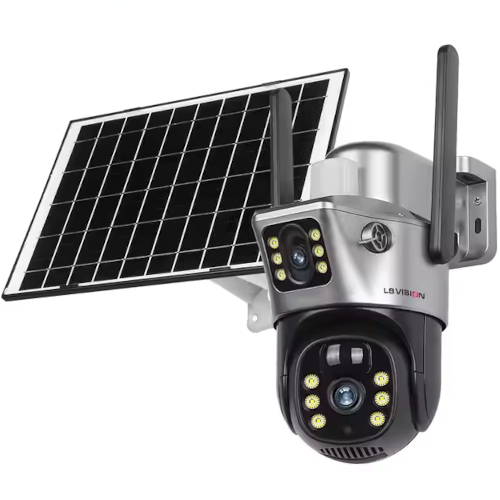 LS Vision LS-CS3 Dual Lens Solar Surveillance Camera