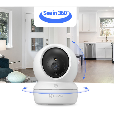 EZVIZ H6c Pro 2MP Pan & Tilt Smart Home Security Camera