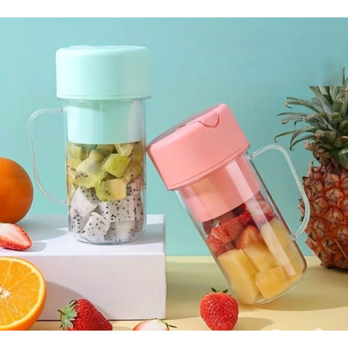 Portable A-807 Crusher Juicer with Juice Cup & Straw