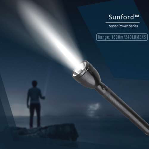 Sunford SF-4912BH-2SC Rechargeable LED Flashlight