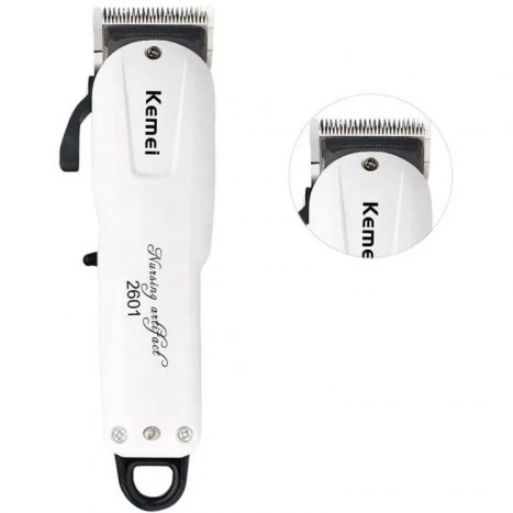 Kemei KM-2601 AC/DC Professional Rechargeable Hair Clip