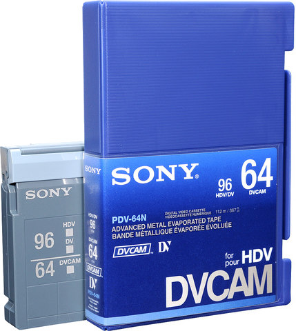 Sony DVCAM PDV-64N/3 64 Minutes Run Time Standard Cassette