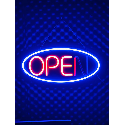 Gear Up Open-10 Neon Greeting Light