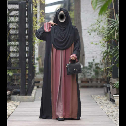 Premium Dubai Cherry Burka with Hijab