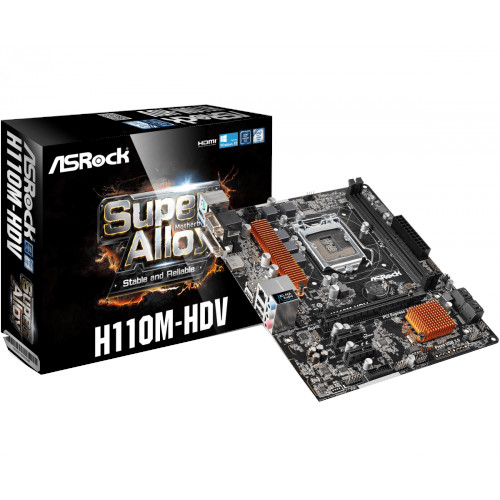 Asrock H110M-HDV Motherboard